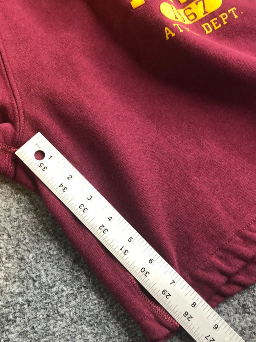Polo Ralph Lauren Fleece Sweat Shorts Mens XXL Red Cotton Lounge Casual Pockets - Picture 8 of 10